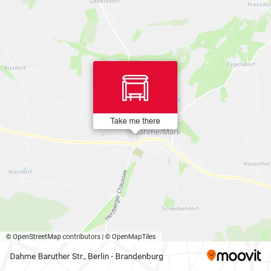 Карта Dahme Baruther Str.