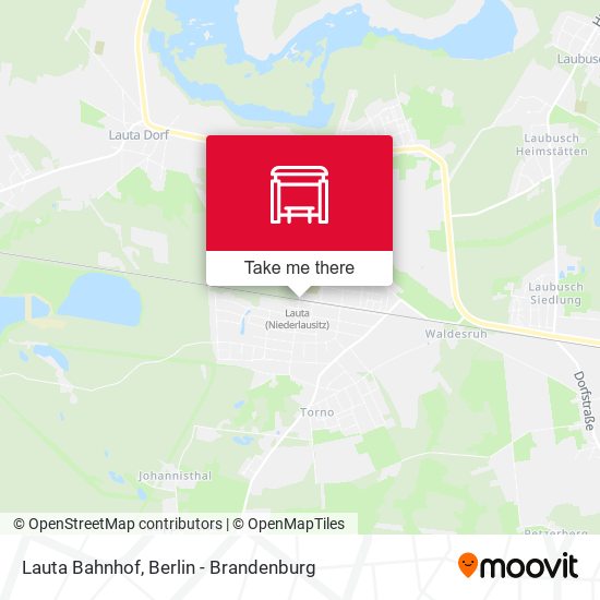Lauta Bahnhof map
