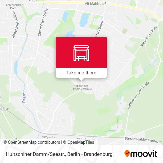Карта Hultschiner Damm/Seestr.