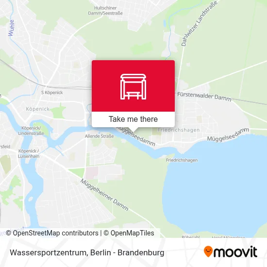 Wassersportzentrum map