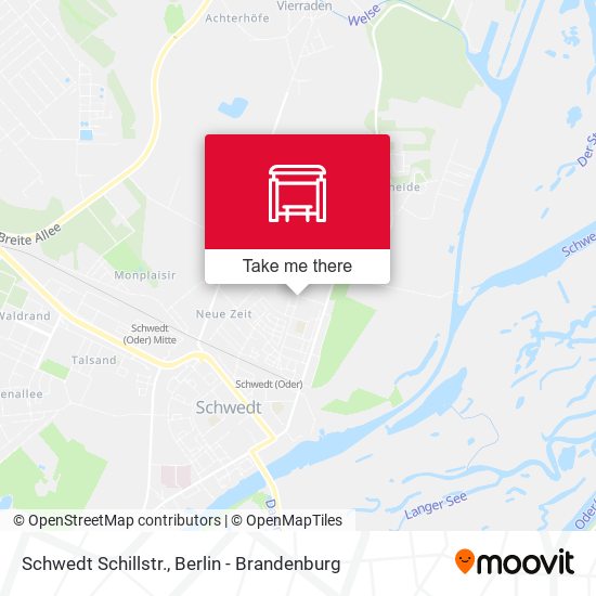 Schwedt Schillstr. map