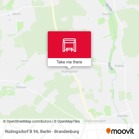 Карта Rüdingsdorf B 96