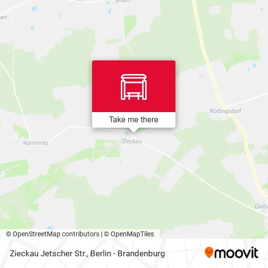 Карта Zieckau Jetscher Str.