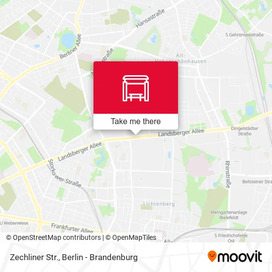 Карта Zechliner Str.