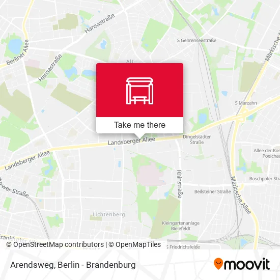 Карта Arendsweg