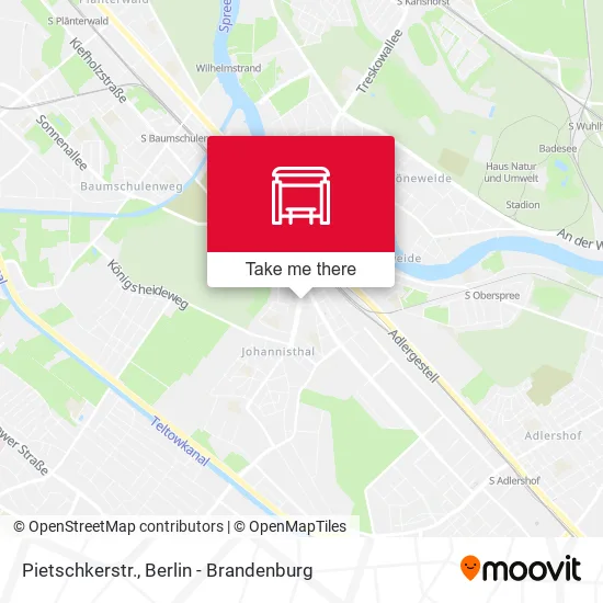Карта Pietschkerstr.