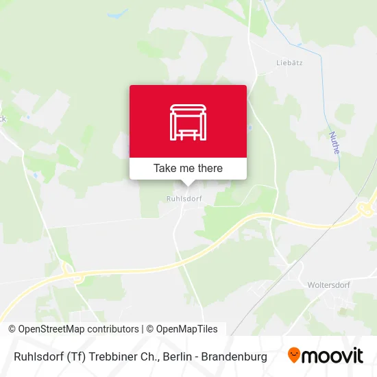 Ruhlsdorf (Tf) Trebbiner Ch. map