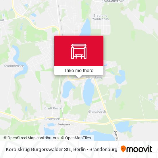 Körbiskrug Bürgerswalder Str. map