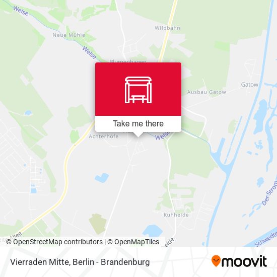 Vierraden Mitte map