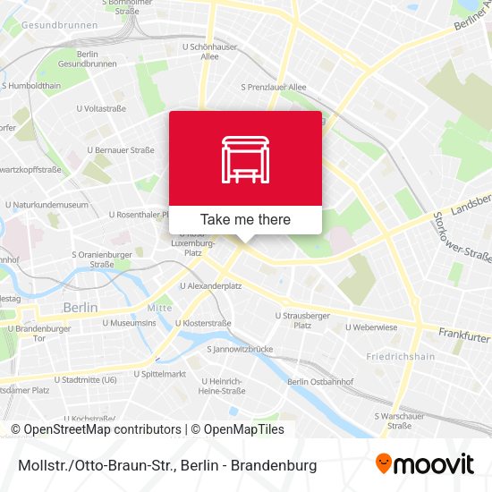 Карта Mollstr./Otto-Braun-Str.