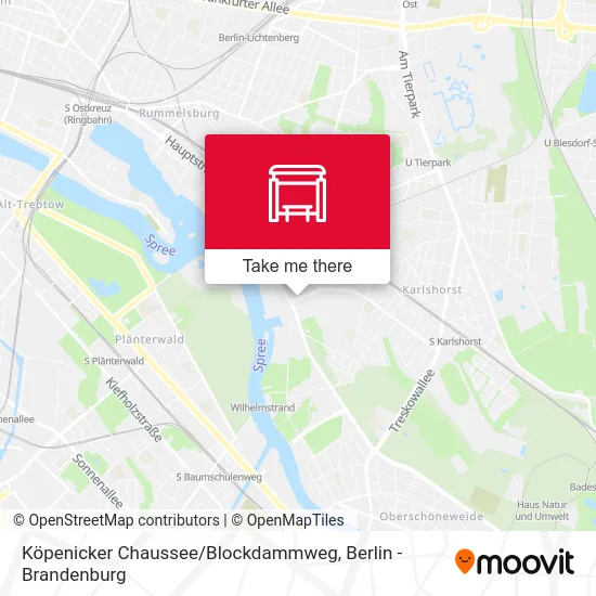 Köpenicker Chaussee / Blockdammweg map