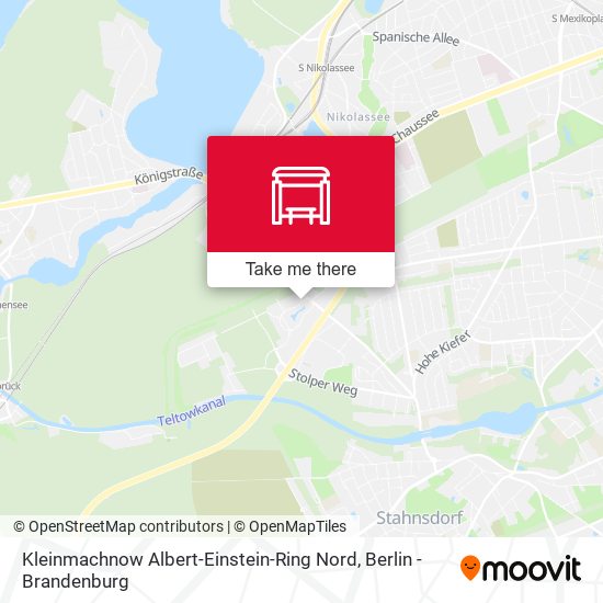 Kleinmachnow Albert-Einstein-Ring Nord map