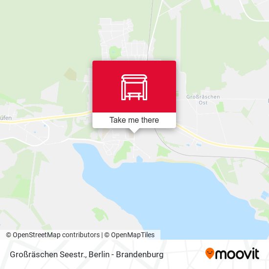 Großräschen Seestr. map