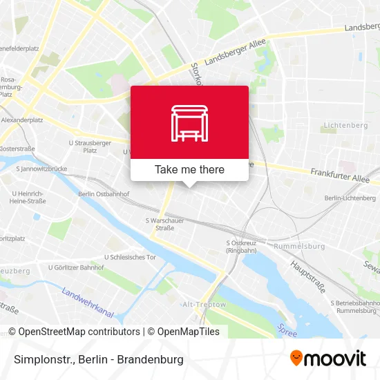 Simplonstr. map