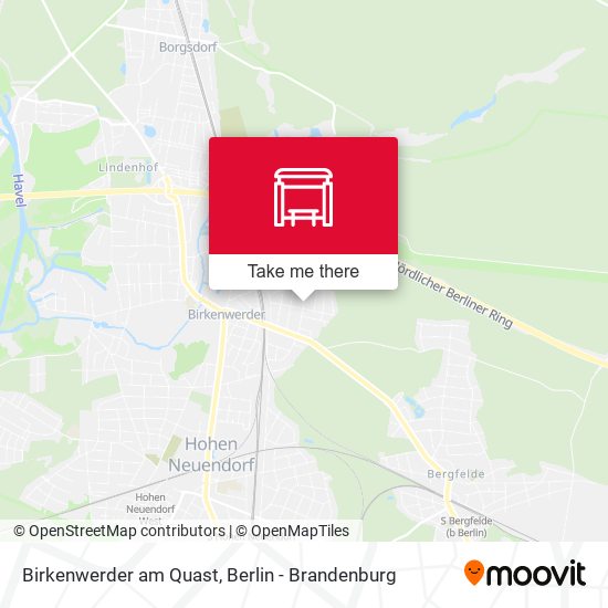 Карта Birkenwerder am Quast
