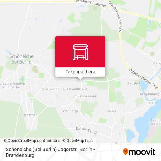 Schöneiche (Bei Berlin) Jägerstr. map