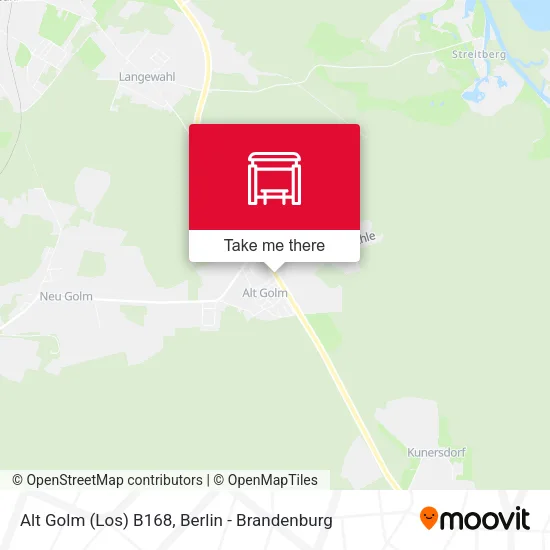 Alt Golm (Los) B168 map