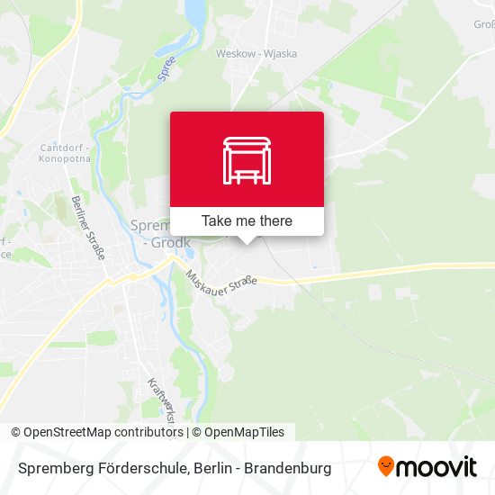 Карта Spremberg Förderschule