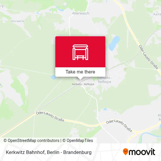 Kerkwitz Bahnhof map