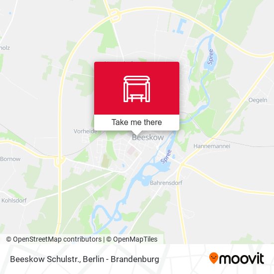 Beeskow Schulstr. map