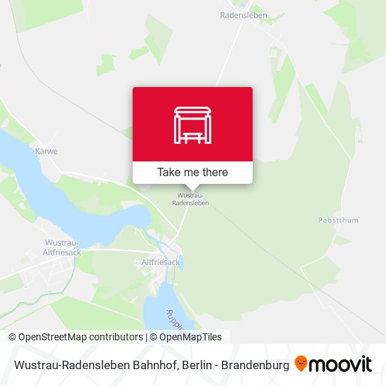 Wustrau-Radensleben Bahnhof map