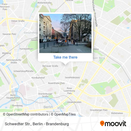 Schwedter Str. map