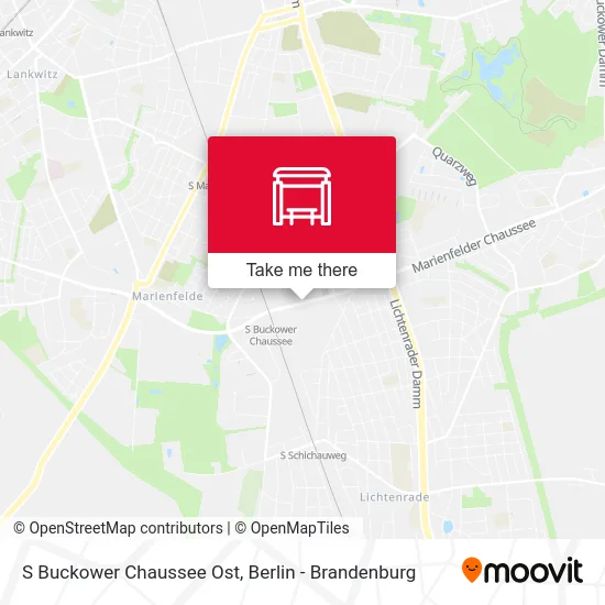 S Buckower Chaussee Ost map