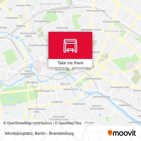 Monbijouplatz map