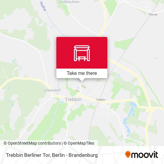 Карта Trebbin Berliner Tor