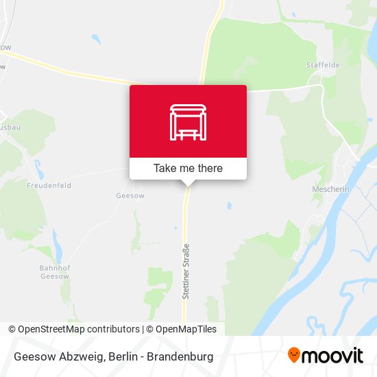 Карта Geesow Abzweig