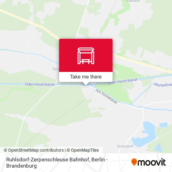 Ruhlsdorf-Zerpenschleuse Bahnhof map