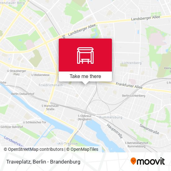 Traveplatz map