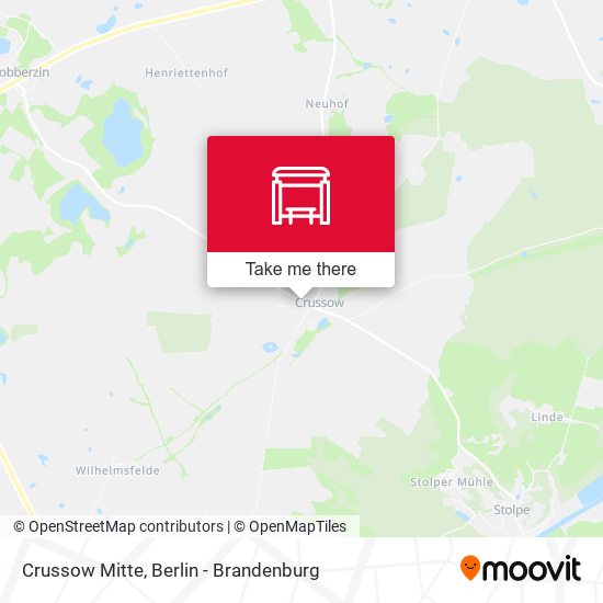 Crussow Mitte map