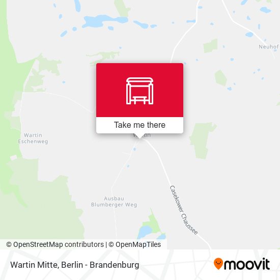Карта Wartin Mitte