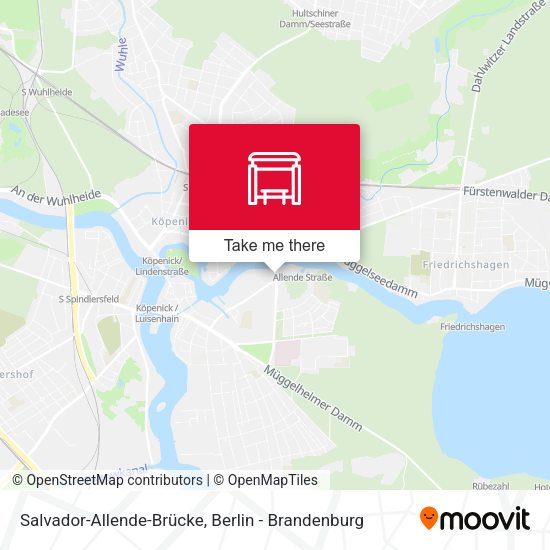 Salvador-Allende-Brücke map