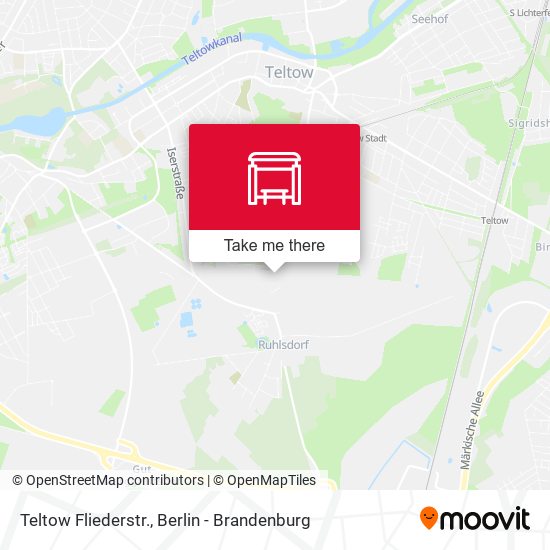 Teltow Fliederstr. map