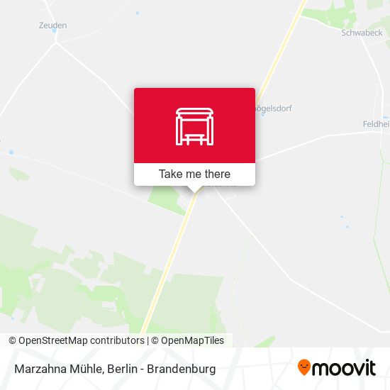 Marzahna Mühle map