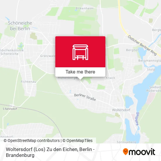 Карта Woltersdorf (Los) Zu den Eichen