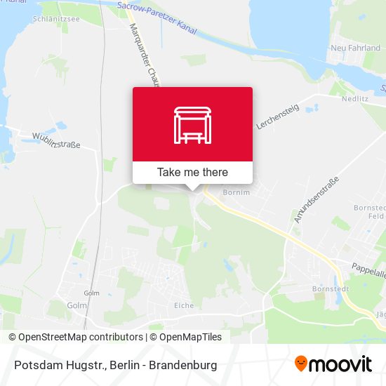 Карта Potsdam Hugstr.