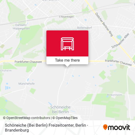 Schöneiche (Bei Berlin) Freizeitcenter map