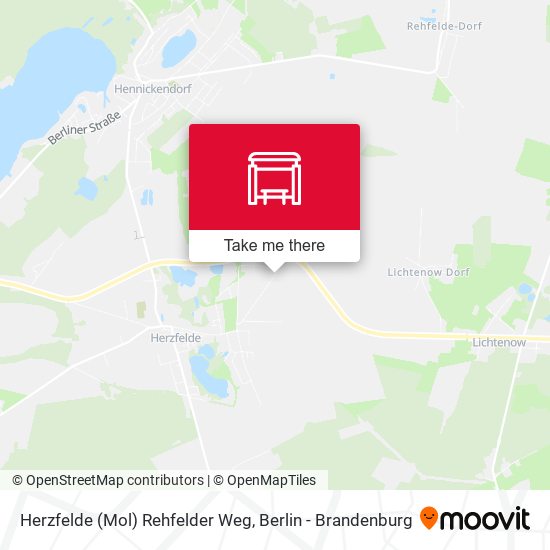 Herzfelde (Mol) Rehfelder Weg map