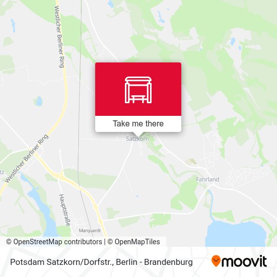 Potsdam Satzkorn/Dorfstr. map