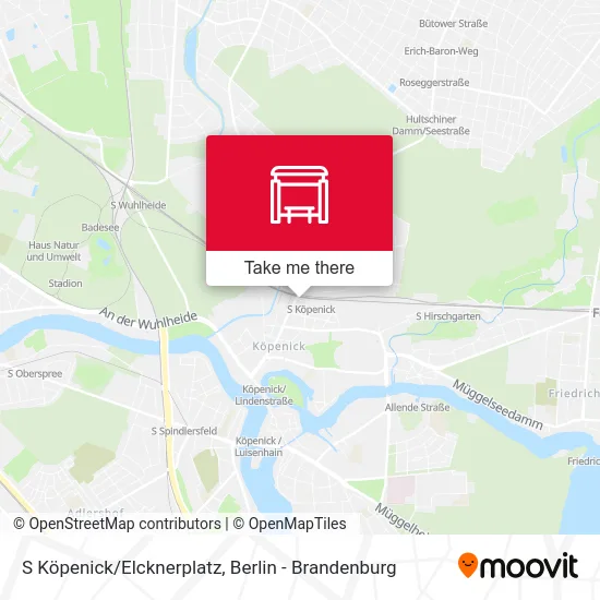 Карта S Köpenick/Elcknerplatz