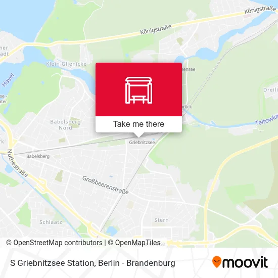 S Griebnitzsee Bhf map