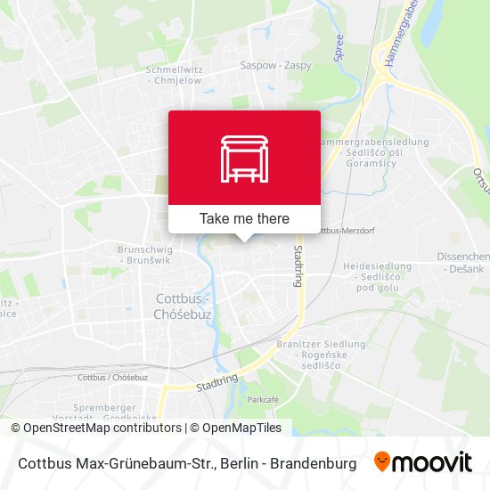 Cottbus Max-Grünebaum-Str. map