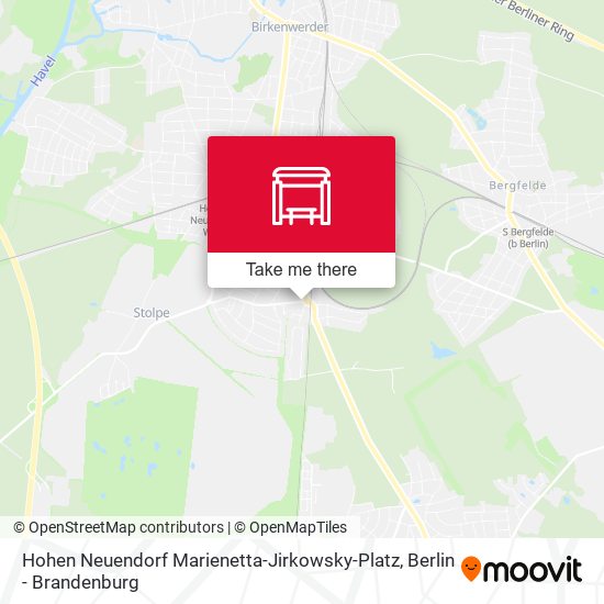 Hohen Neuendorf Marienetta-Jirkowsky-Platz map