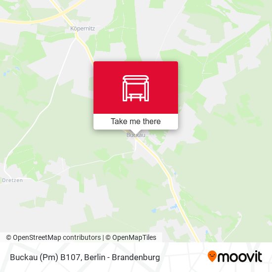 Buckau (Pm) B107 map