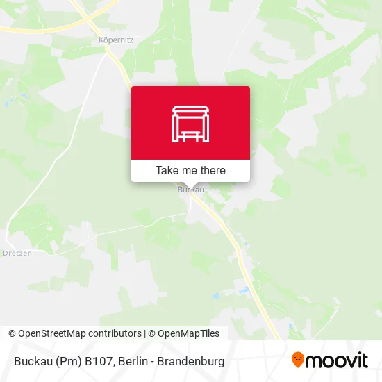 Карта Buckau (Pm) B107