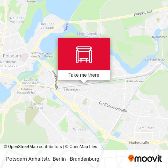 Карта Potsdam Anhaltstr.