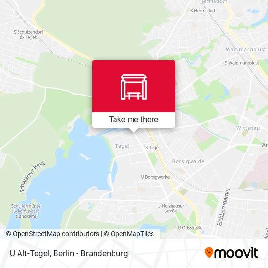 U Alt-Tegel map